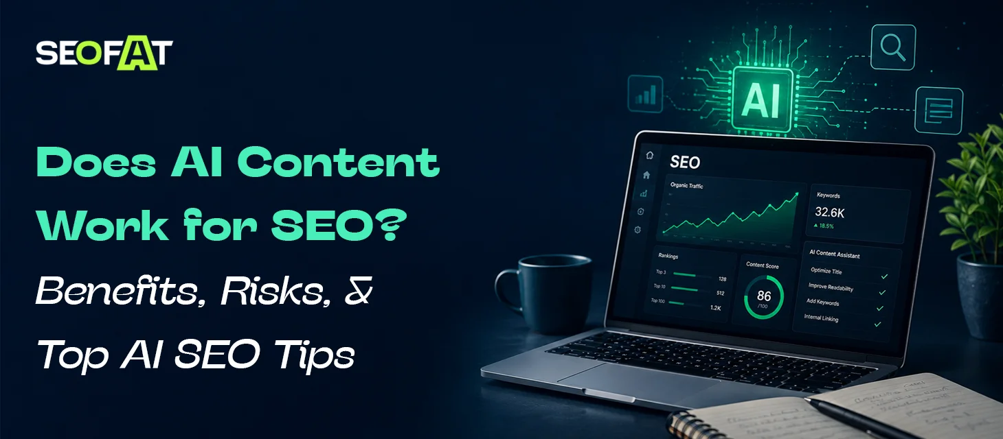 Does AI Content Work for SEO? Benefits, Risks, & Top AI SEO Tips