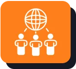 Icon depicting three user silhouettes.