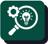 Cursor icon on a teal background