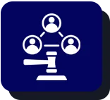 Icon depicting three user silhouettes.