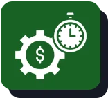 Cursor icon on a teal background