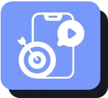 Cursor icon on a teal background