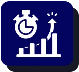 Orange lightbulb icon on a purple background