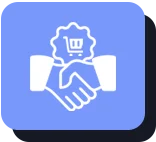Cursor icon on a teal background
