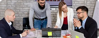 Marketing teams refining landing page copy